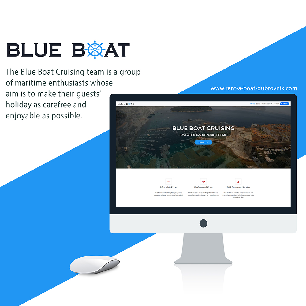 blue boat rent-a-boat dubrovnik