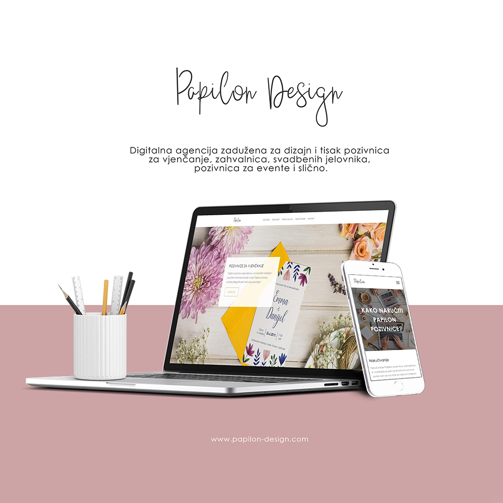 papilon design pozivnice za vjenčanje zagreb